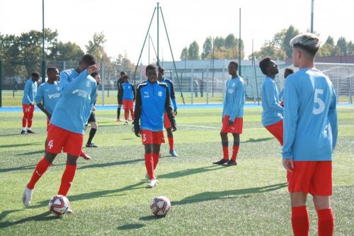 Échauffement U18R3 vs Brunoy